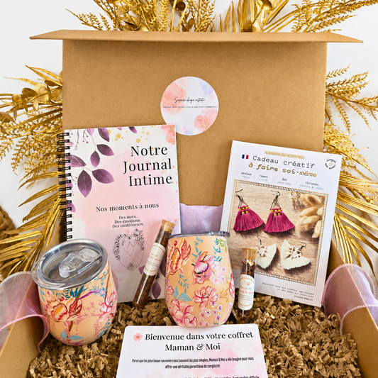 Coffret cadeau mère-fille "MAMAN & MOI" Dégustation & Complicité