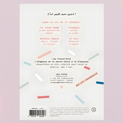 KIT MACRAMÉ Porte-clés "Mon Coeur"