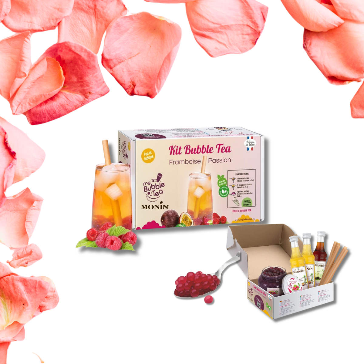 KIT BUBBLE TEA Framboise & Passion