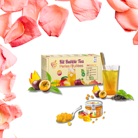 KIT BUBBLE TEA Perles de Fruits - Mangue
