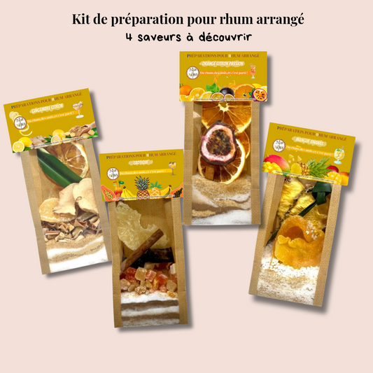 KIT DE PRÉPARATION POUR RHUM ARRANGÉ