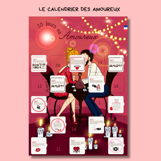 CALENDRIER DES AMOUREUX & CALENDRIER COQUIN 25 JOURS