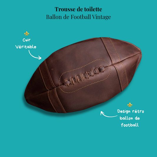 TROUSSE DE TOILETTE RÉTRO FOOTBALL