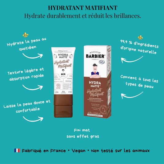 CRÈME HYDRATANTE MATIFIANTE HOMME