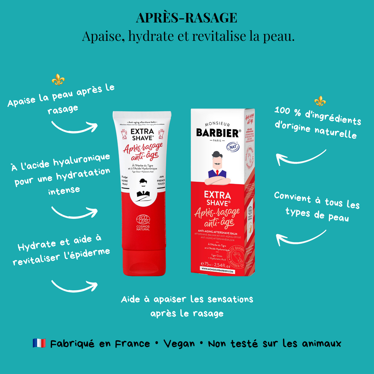 BAUME APRÈS-RASAGE ANTI-ÂGE