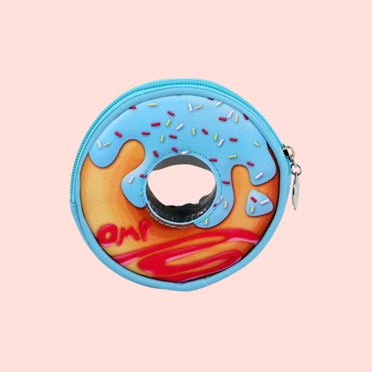 PORTE-MONNAIE DONUT BLEU