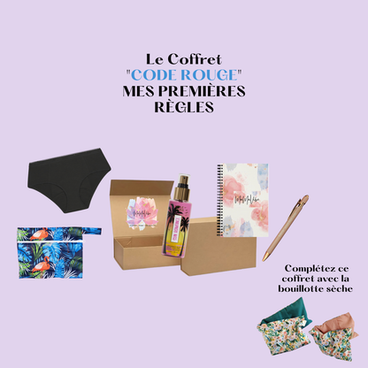 Coffret MamaVibe "CODE ROUGE" Premières règles